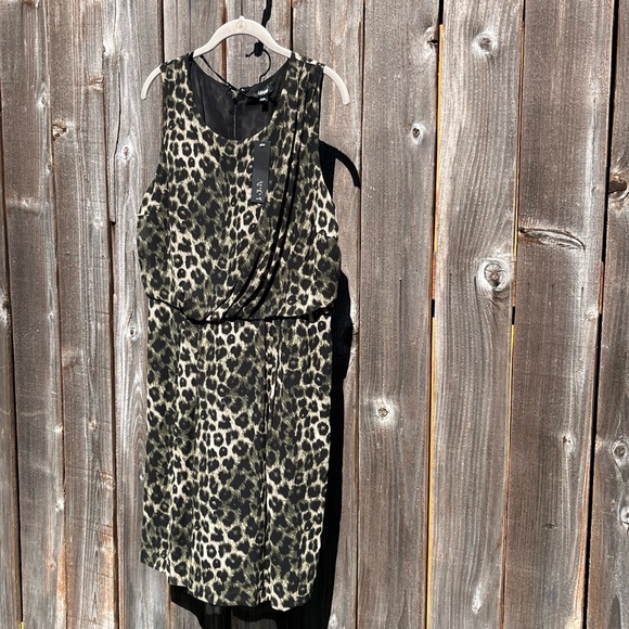 Apt. 9 leopard print sleeveless dress size 14 - Picture 15 of 17